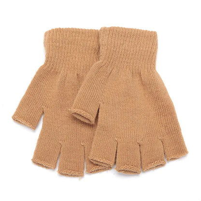 Winter Warmth Half-Finger Mittens (Unisex 1- Pair)