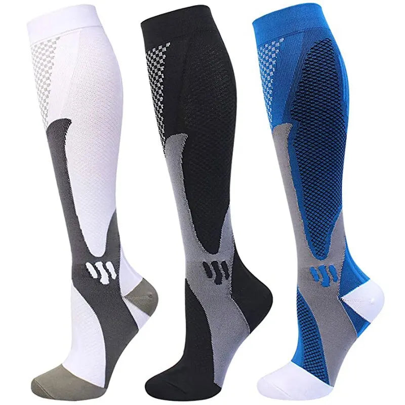 Unisex Compression Socks - Ideal for Running, Travel & Sports