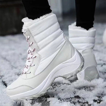 Warm Waterproof Platform Winter Snow Boots