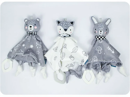 Baby Blanket Comforter Toys Plush Bunny Elephant Sleeping Towel Baby Rattles Stuffed Animals Appease Baby Toys 0 12 Months