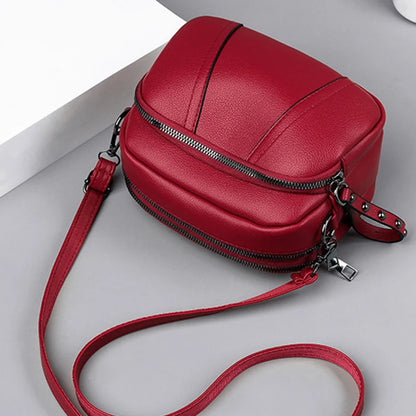 Shop Chic Rivet Zipper Crossbody Phone Bag