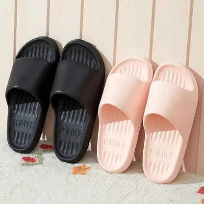 Soft Slippers Couples Home Outdoor Slipper or Shower Shoes