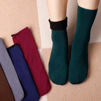 Winter Women’s Plush Thermal Socks - Cozy Winter Warmth