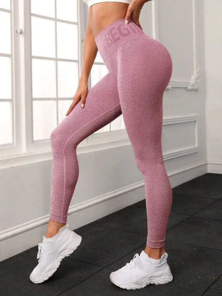 Shop High-Waist Yoga Leggings – Seamless, Hip-Lifting Fitness Tights for Women