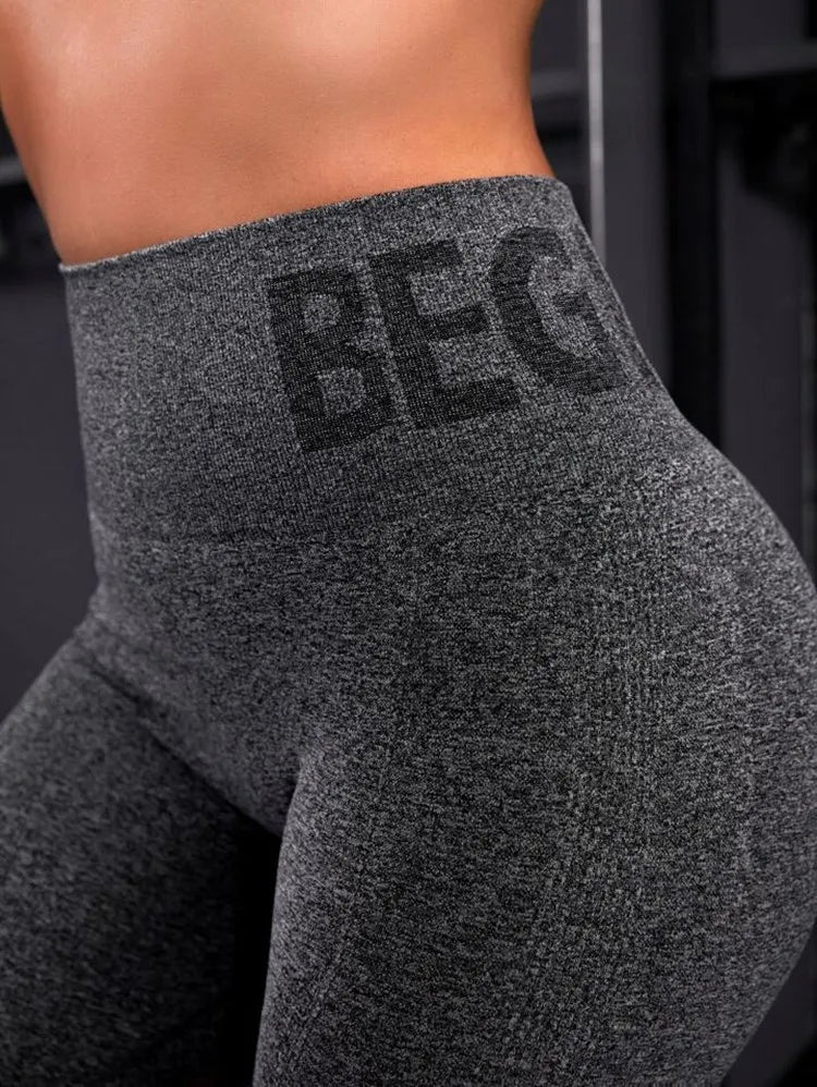 Shop High-Waist Yoga Leggings – Seamless, Hip-Lifting Fitness Tights for Women
