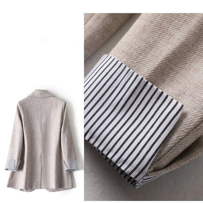 Shop Fashion Business Blazer - Women's Long Sleeve Office Jacket