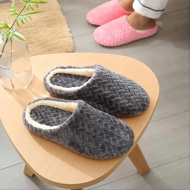 Unisex Fluffy Home Anti Slip Home Slippers