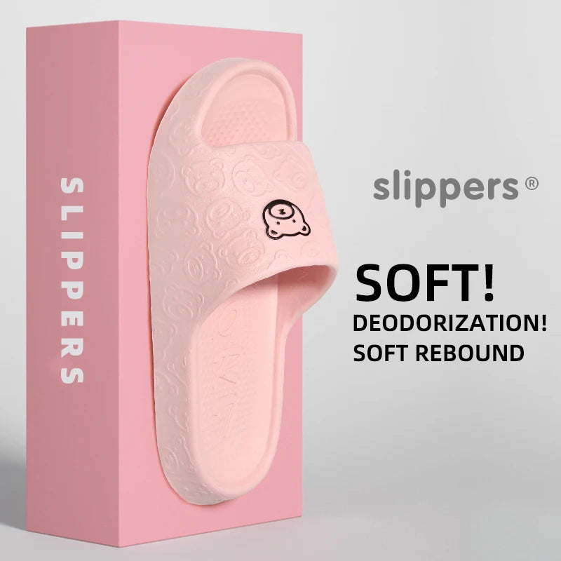 Non-slip Slippers Female Outer Wear - Bathroom Indoor Home Sandals