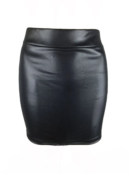 Women Summer Mini Skirts High-waist Slim Fittness Hip Pencil Skirts Vintage Bodycon Skirt Sexy Clubwear Ladies Office Clothing