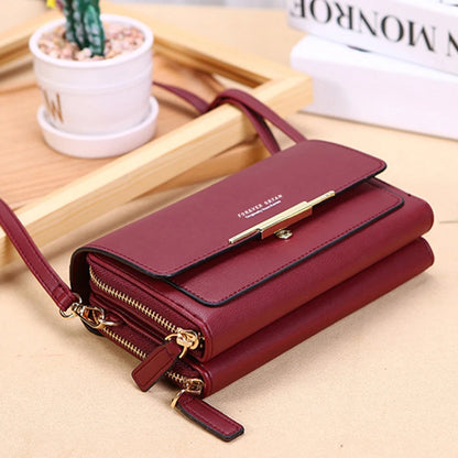 Shop Chic PU Leather Women's Multifunctional Handbags - Large Capacity Shoulder & Crossbody Bags