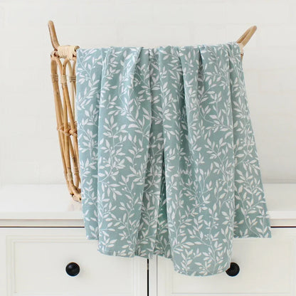 Bamboo Swaddle Blanket Baby Blankets Newborn Muslin Blanket Organic Cotton Soft New Born Wrap 5 Petal Flower for Spring