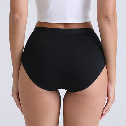 Shop Seamless Cotton Plus Size High Waist Panties - 2 Pack