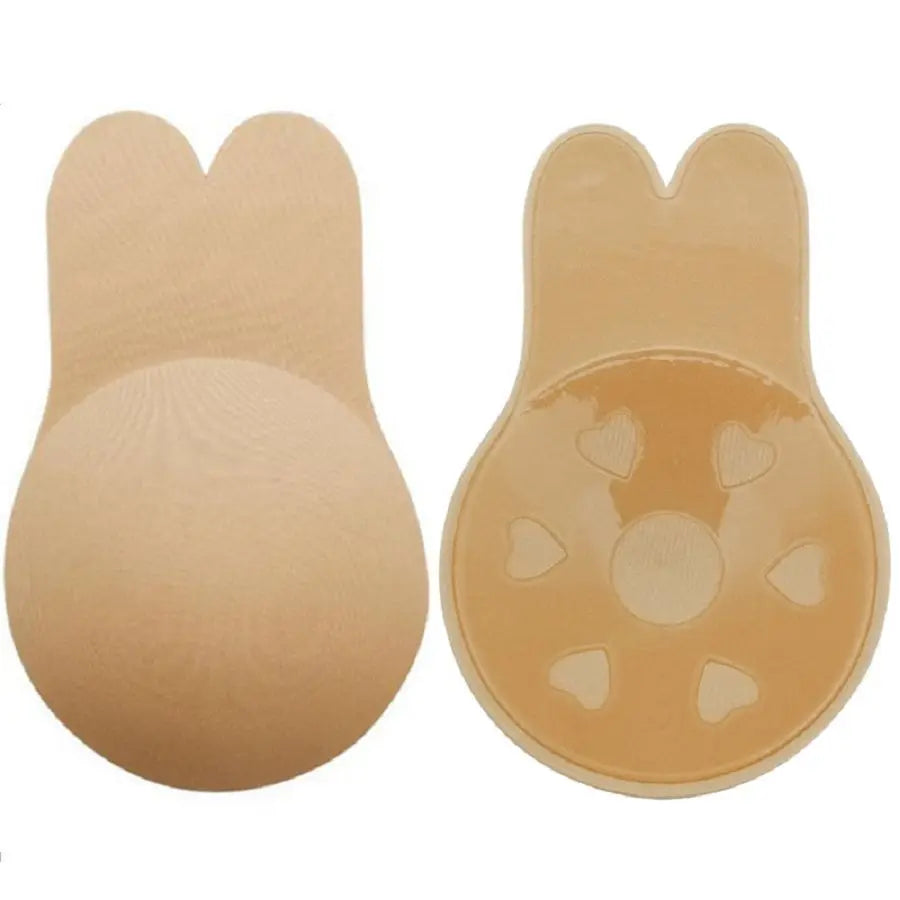 Shop Push-Up Silicone Strapless Bra with Reusable Lift Tape and Nipple Covers