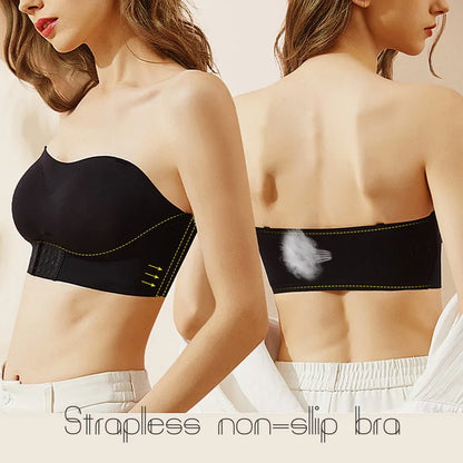 Shop Invisible Strapless Push-Up Bra - Non-Slip, Wireless, Plus Size Lingerie