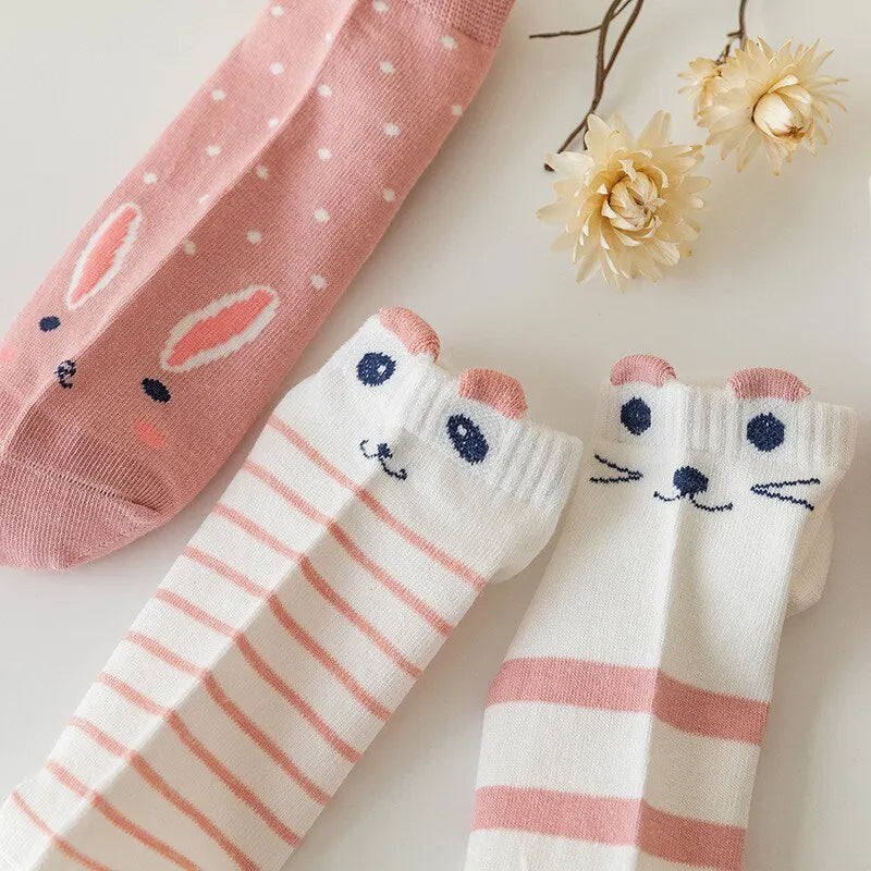 Shop Trendy Cat Ankle Socks – 5 Pair Set