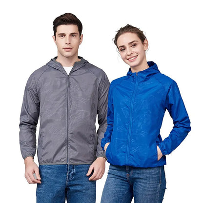 Shop Unisex Waterproof Quick-Dry Hiking Jacket - Windbreaker for Camping, Trekking, and Fishing