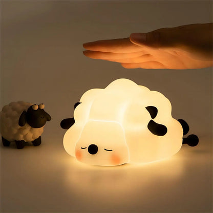 Shop Adorable USB Rechargeable Silicone Night Lights - Sheep, Panda, Rabbit