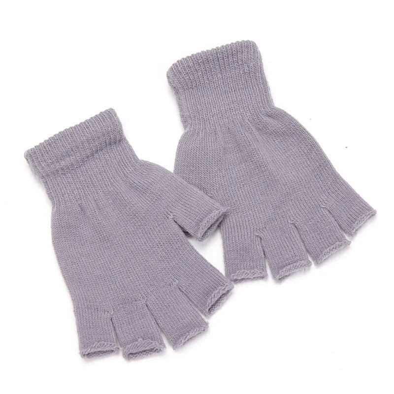 Winter Warmth Half-Finger Mittens (Unisex 1- Pair)