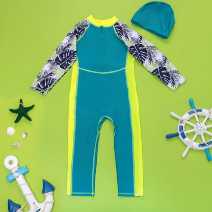 Kids' Long Sleeve Sun Protection Swimsuit