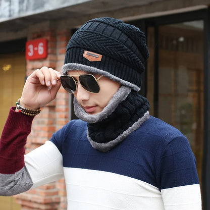 Shop Cozy Knit Beanies & Balaclava Set