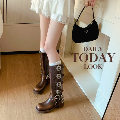 Vintage Fashion Combat Boots