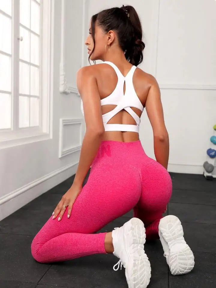 Shop High-Waist Yoga Leggings – Seamless, Hip-Lifting Fitness Tights for Women