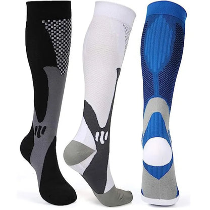 Unisex Compression Socks - Ideal for Running, Travel & Sports