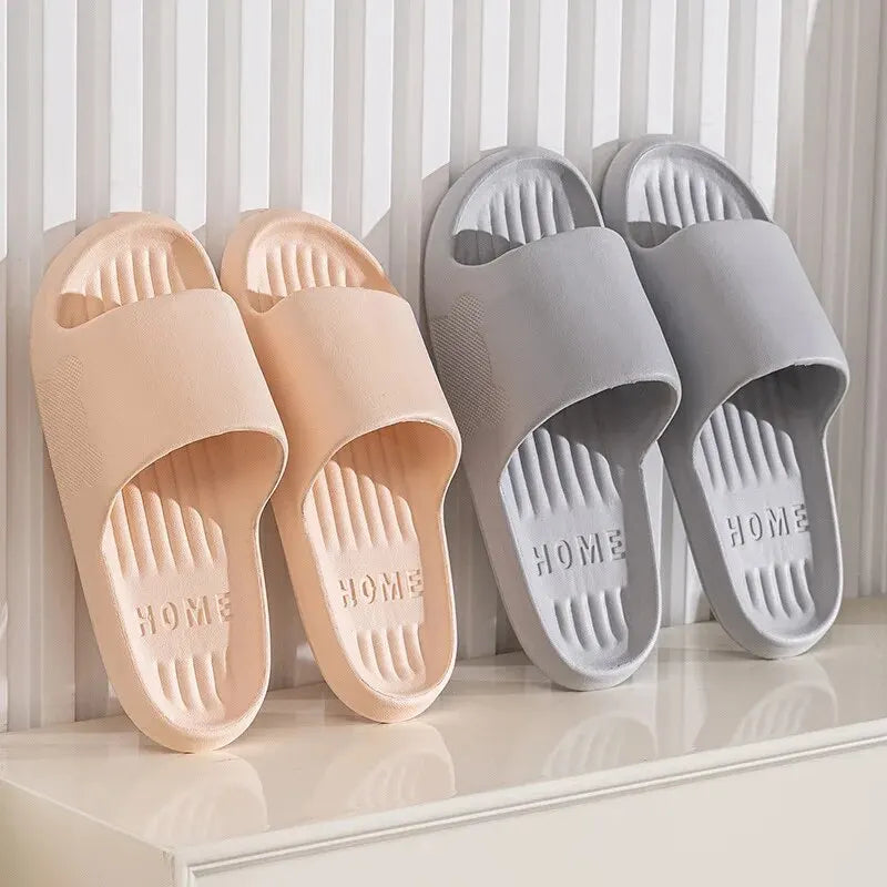 Soft Slippers Couples Home Outdoor Slipper or Shower Shoes