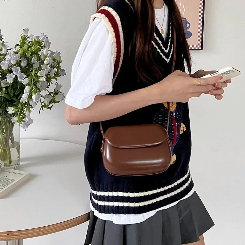 Shop Mini PU Leather Crossbody Bags - Chic Shoulder Purses for Women