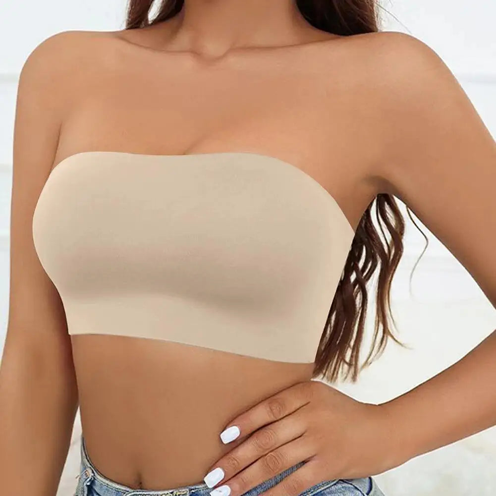 Shop Seamless Strapless Tube Top Bra - Ultra Thin, Non-Slip Lingerie