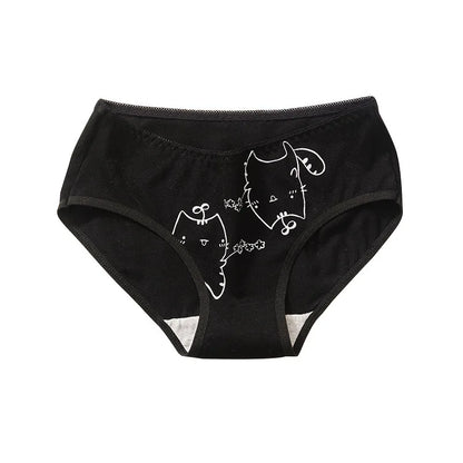 Shop 5-Pack Cotton Cartoon Panties - Women's Soft & Sexy Lingerie (M-XL)