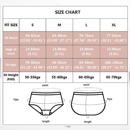 Shop High Waist Seamless Shapewear Panties - Soft, Anti-Bacterial Briefs for Women