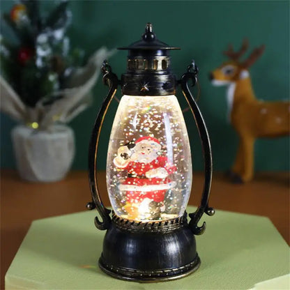 Christmas Decorations 2025 Crystal Ball Lighting Portable Oil Lamps Snow Ilght Christmas Tabletop Decoration Christmas Gifts