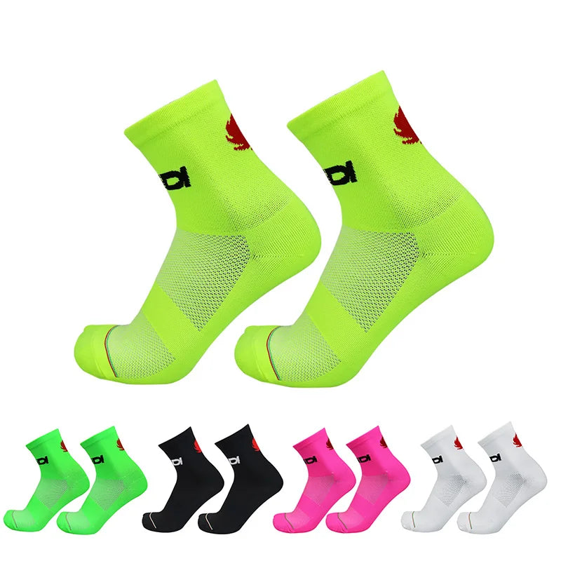 Pro Cycling Socks - Breathable Racing Gear for Men & Women