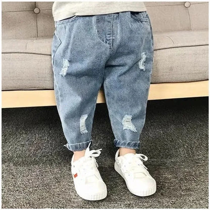 Shop Kids' Ripped Denim Harem Pants - Ages 2-5